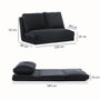 Atelier Del Sofa Taida - Patchwork Sofá cama de 2 plazas Multicolor
